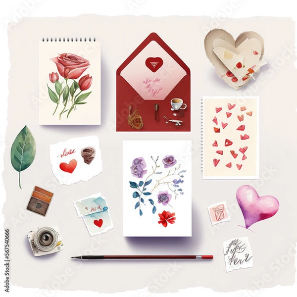 Obraz valentines day hearts