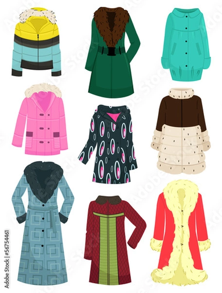 Fototapeta Women's outerwear