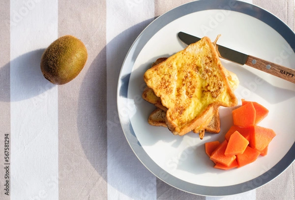 Fototapeta Breakfast set