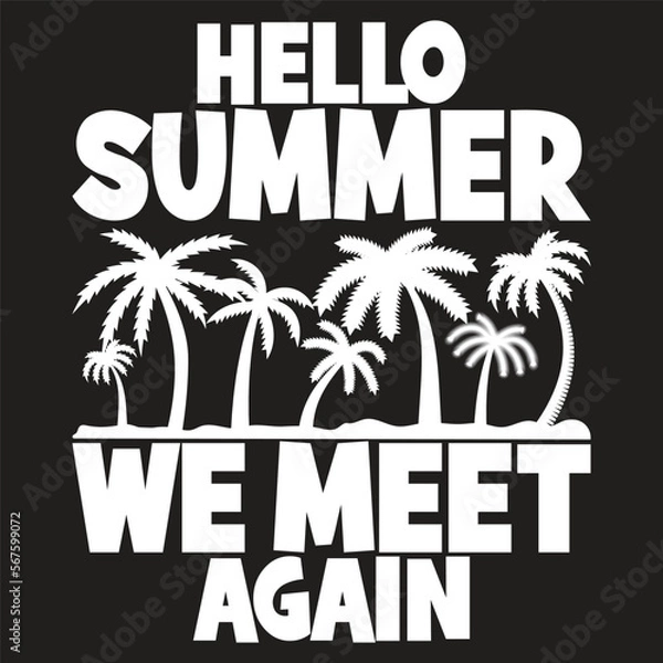 Obraz Summer vector T-shirt Design