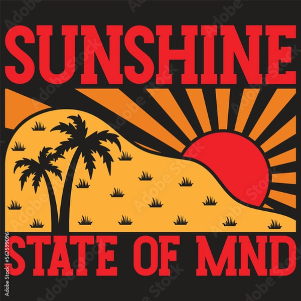 Obraz Summer vector T-shirt Design