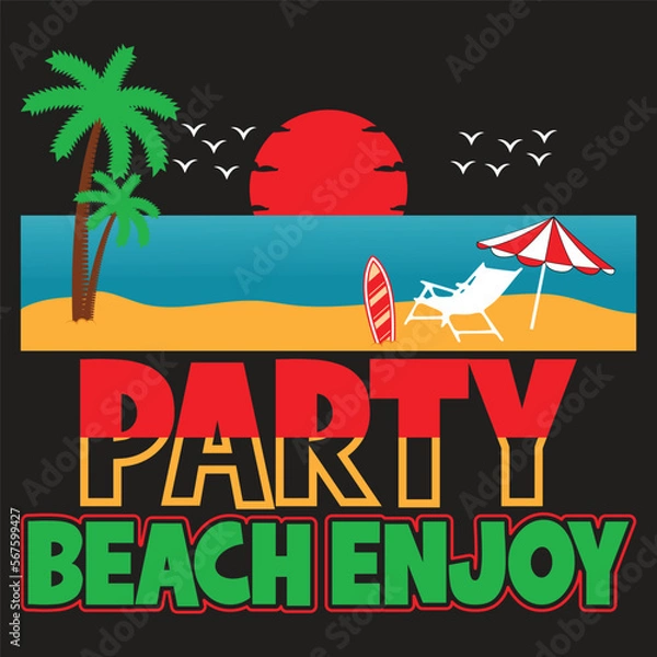 Obraz Summer vector T-shirt Design