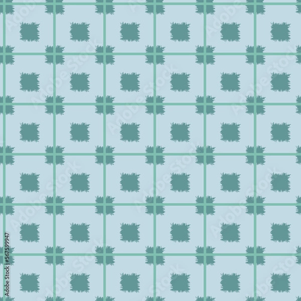 Fototapeta Vector checker seamless pattern background. Digital Textile Print and Pattern. Vector illustration