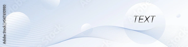 Fototapeta Linkedin Background, Banner, Wavy line, Gradient color vector