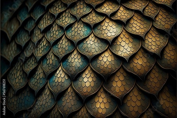 Fototapeta scales texture background