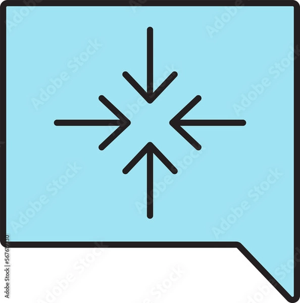Fototapeta message and sync icon