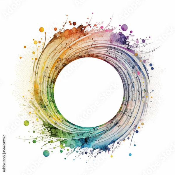 Fototapeta abstract background with circles