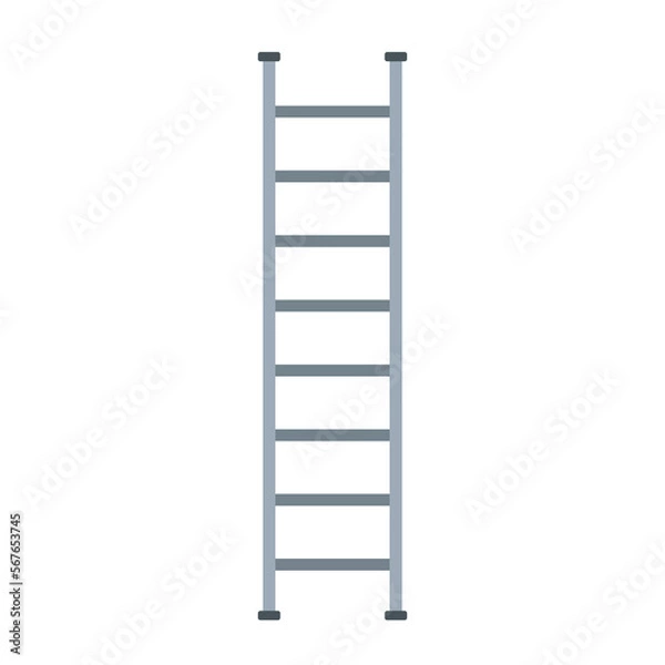 Obraz ladder flat vector illustration design