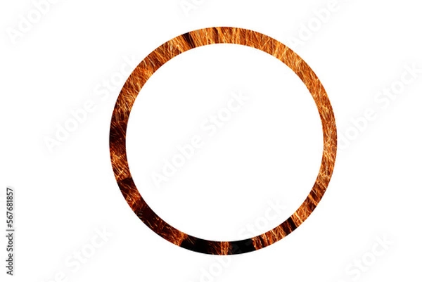 Fototapeta circle with mulicolors color gradient