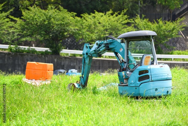 Fototapeta Excavator