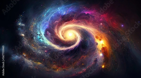 Obraz Colorful galaxy