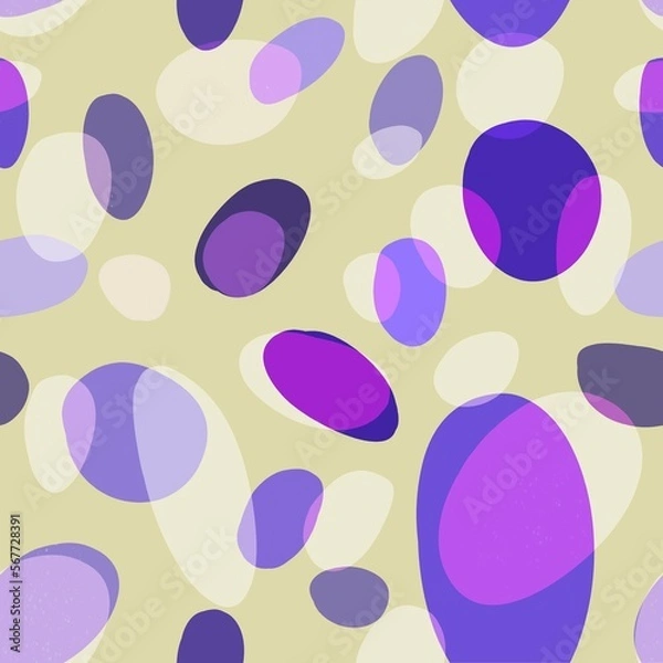 Fototapeta seamless pattern with circles