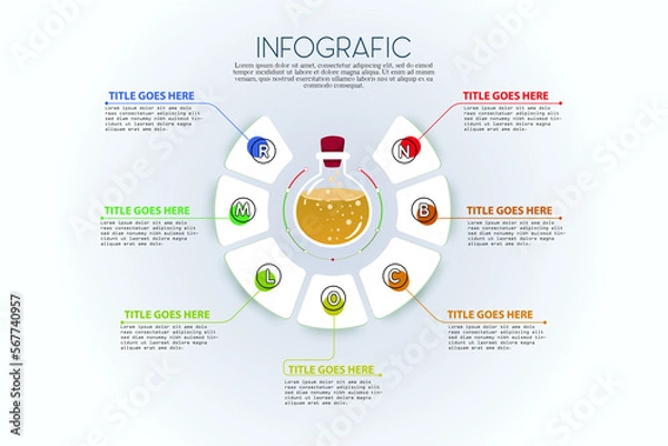 Fototapeta infographic template