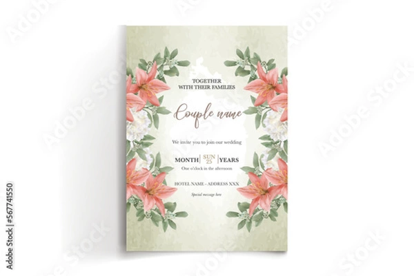 Obraz save the date invitation templates