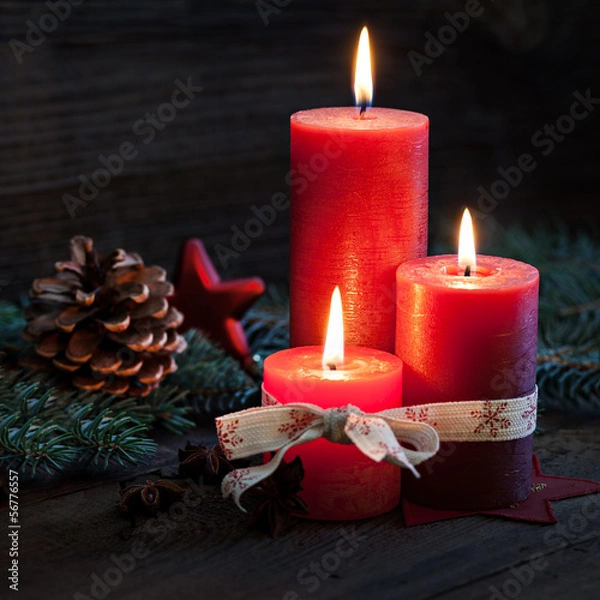 Obraz drei Kerzen