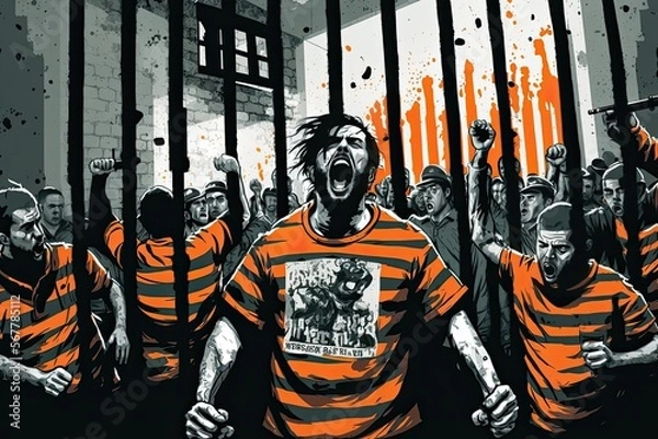 Obraz Prisoner screaming