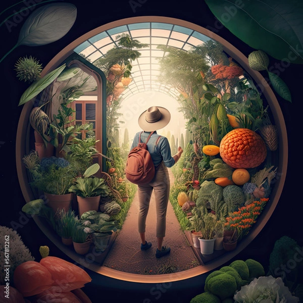 Obraz Green house dream