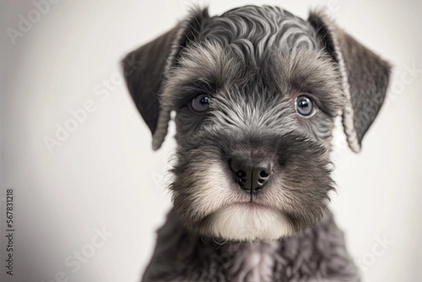 Obraz Miniature schnauzer puppy