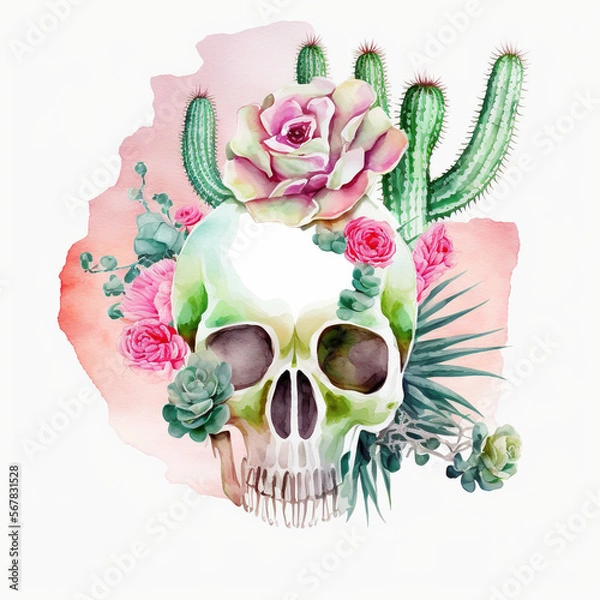 Obraz Cute Scull Art