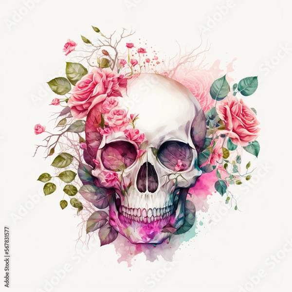 Obraz Cute Scull Art
