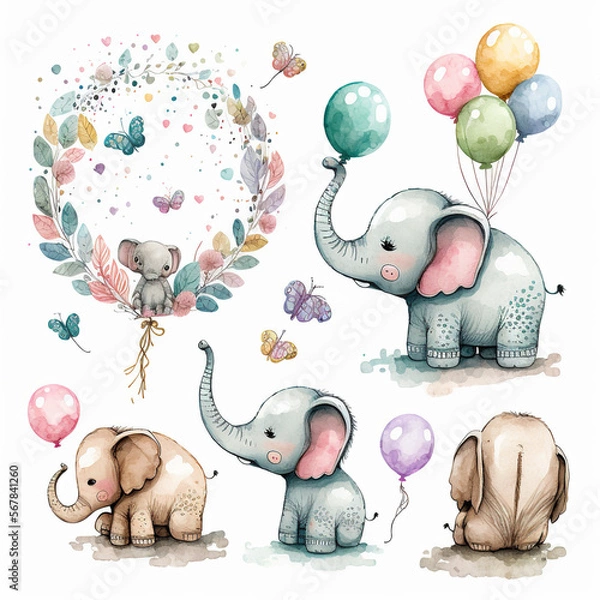 Fototapeta baby illustration art