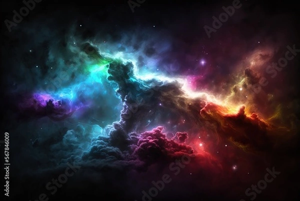 Fototapeta space background galaxy abstract view