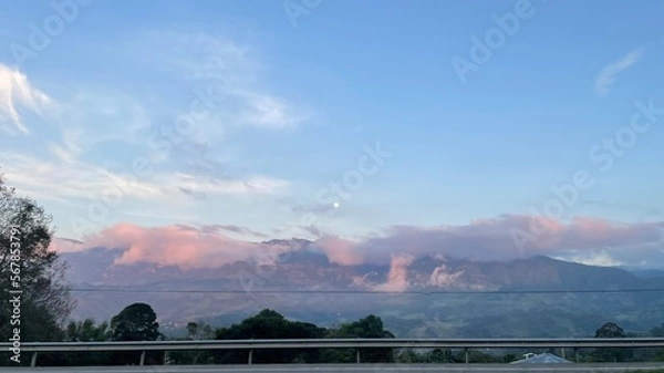 Fototapeta pink moon