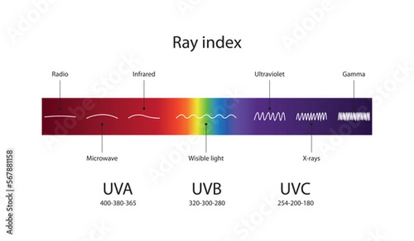 Obraz Ray index