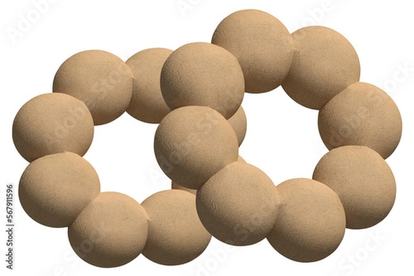 Obraz もちもちドーナツ