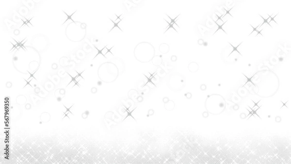 Obraz 灰色のキラキラハーフトーン素材　シルバーグレー　　PNG白背景透過