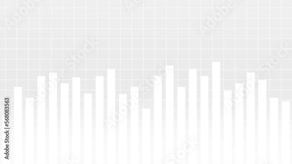 Fototapeta Abstract graph chart of stock market trade background.