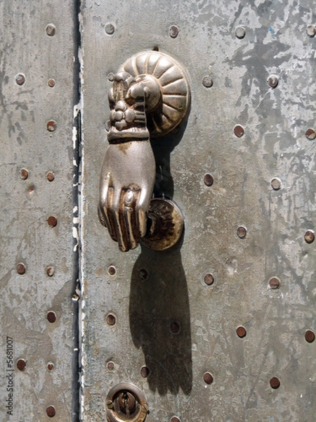 Obraz Antike Türklinke oder auch Türklopfer