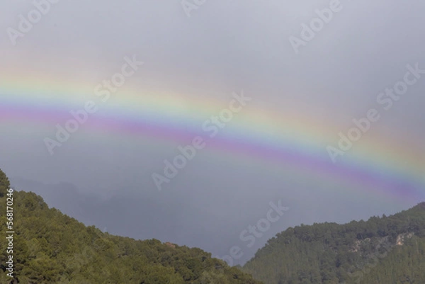 Obraz rainbow in the mountains