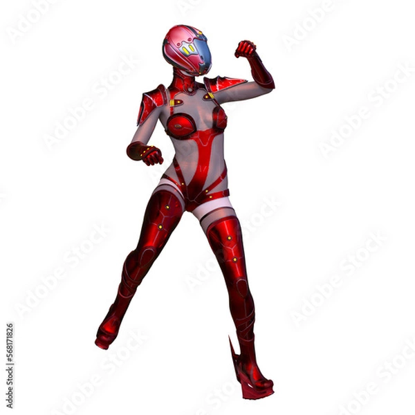 Fototapeta サイバーウーマン