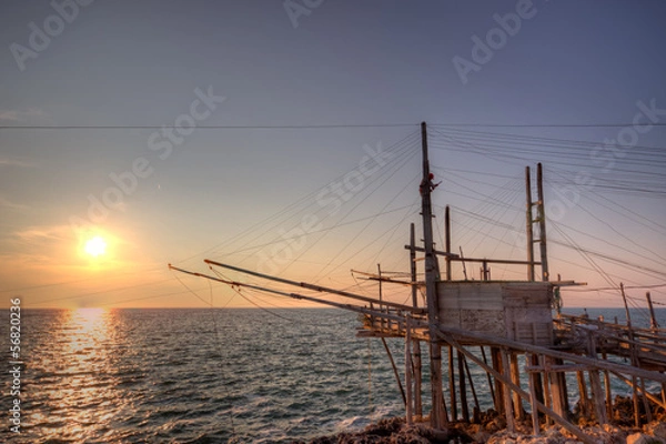 Fototapeta Trabuccco at sunset
