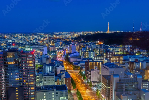 Obraz 仙台の夜景