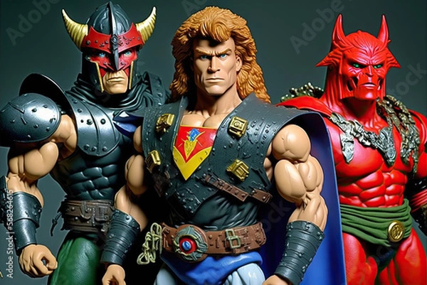 Obraz  Toy Action Figure Set