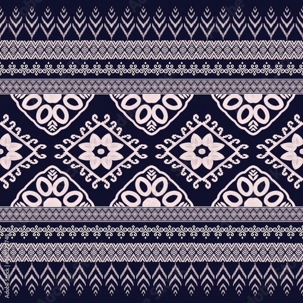 Fototapeta pattern, texture, art, decoration, tile, fabric, abstract, wall, traditional, design, old, thai, wallpaper, carpet, textile, thailand, floral, red, colorful, mosaic, antique, ornament, asia, ancient, 