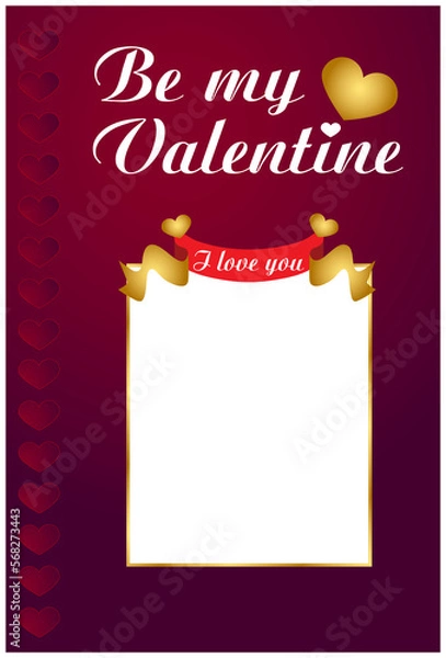 Obraz Valentine day banner