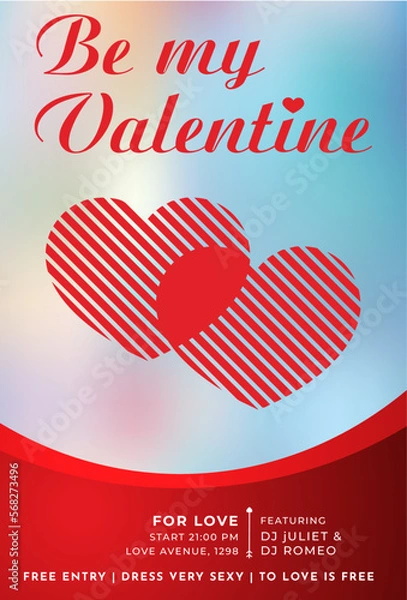 Obraz Valentine day banner