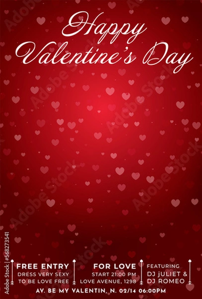 Obraz Valentine day banner