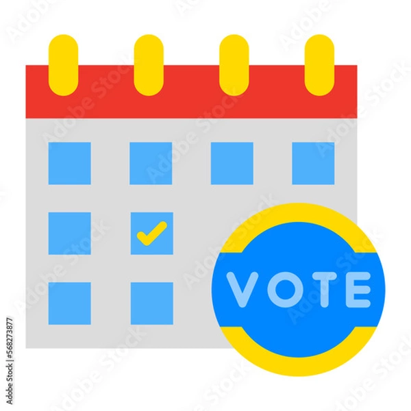 Obraz Schedule Flat Icon