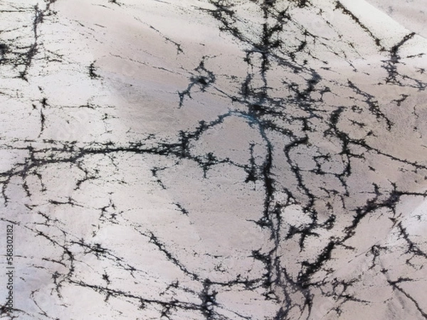 Obraz cracked wall, abstract background