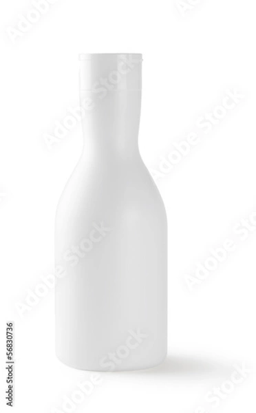Fototapeta Round white bottle