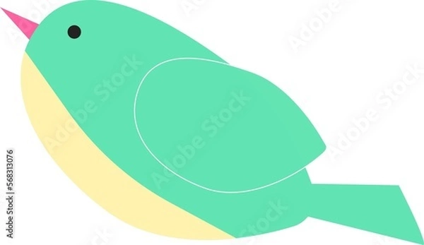 Fototapeta シンプルな鳥