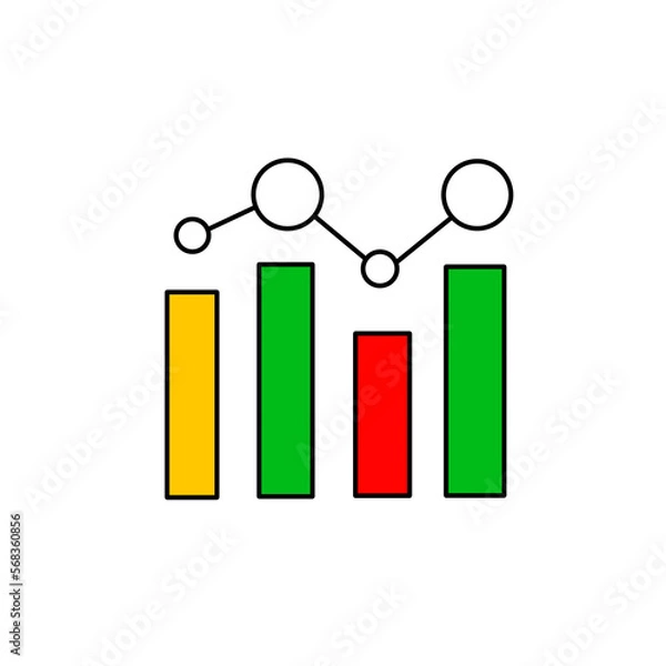 Obraz business people with graph