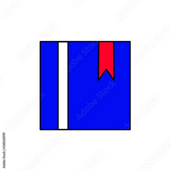 Obraz blue book with a letter