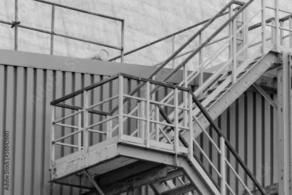 Obraz industrial stairs