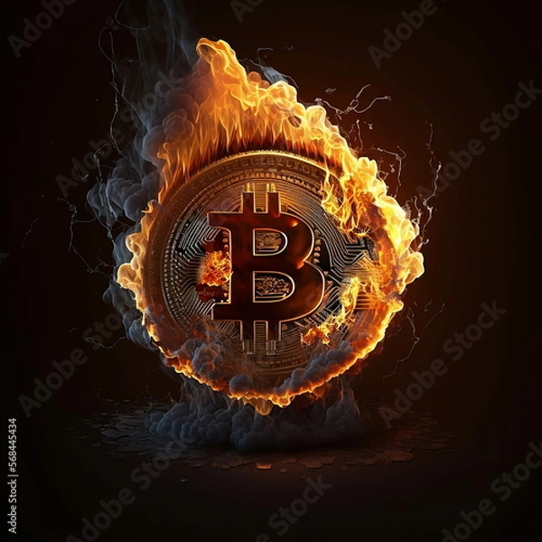 Fototapeta Bitcoin 01