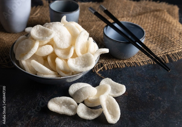 Obraz Prawn crackers kroepoek.